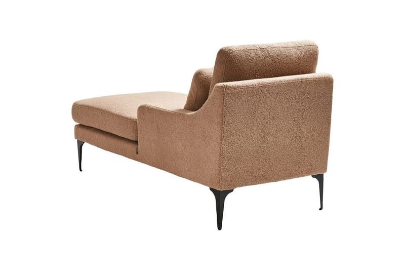 Schäslong Ewron Beige, svart, Högervänd - Beige, svart, Högervänd - Möbler - Soffa - Modulsoffor - Övriga moduler till modulsoffa