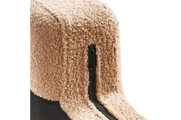 Schäslong Ewron Beige, svart, Högervänd - Beige, svart, Högervänd - Möbler - Soffa - Modulsoffor - Övriga moduler till modulsoffa