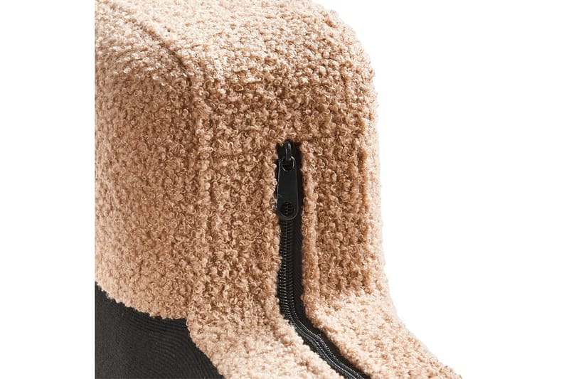 Schäslong Ewron Beige, svart, Vänstervänd - Beige, svart, Vänstervänd - Möbler - Soffa - Modulsoffor - Övriga moduler till modulsoffa