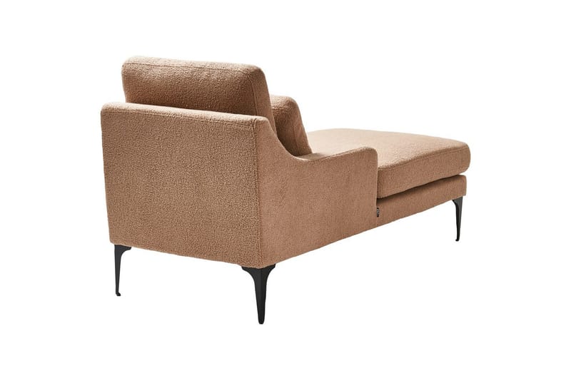 Schäslong Ewron Beige, svart, Vänstervänd - Beige, svart, Vänstervänd - Möbler - Soffa - Modulsoffor - Övriga moduler till modulsoffa