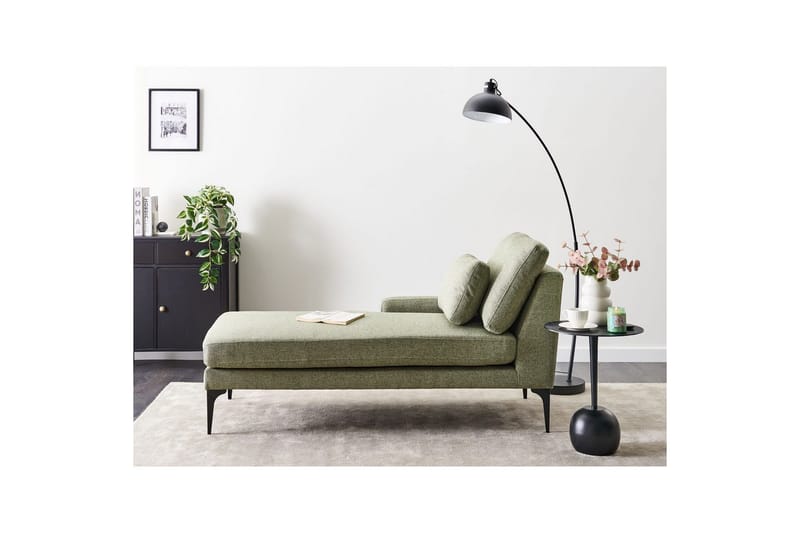 Schäslong Ewron Grön, Svart, Högervänd - Grön, Svart, Högervänd - Möbler - Soffa - Modulsoffor - Övriga moduler till modulsoffa