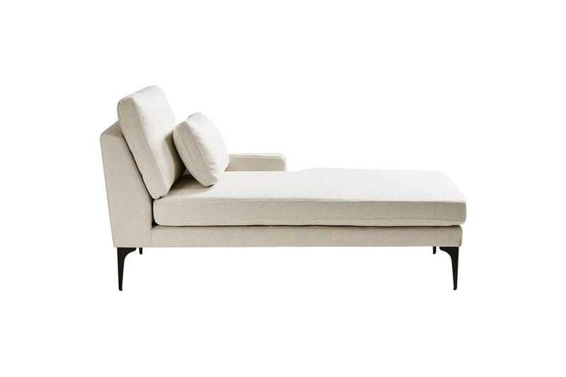 Schäslong Ewron Ljubeige, svart, Vänstervänd - Ljubeige, svart, Vänstervänd - Möbler - Soffa - Modulsoffor - Övriga moduler till modulsoffa