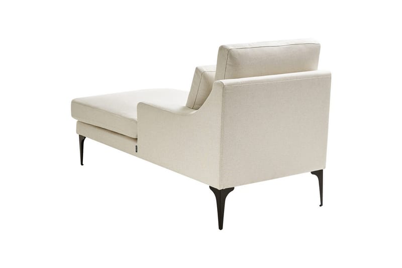 Schäslong Ewron Ljubeige, svart, Vänstervänd - Ljubeige, svart, Vänstervänd - Möbler - Soffa - Modulsoffor - Övriga moduler till modulsoffa