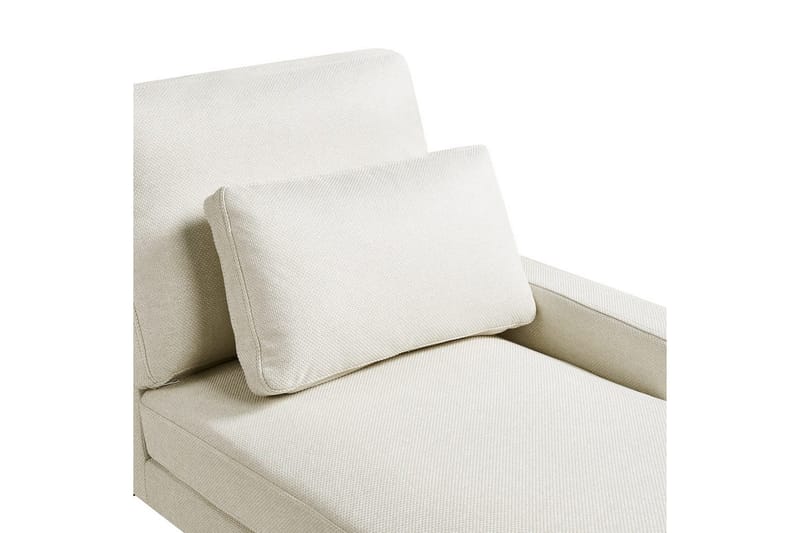 Schäslong Ewron Ljubeige, svart, Vänstervänd - Ljubeige, svart, Vänstervänd - Möbler - Soffa - Modulsoffor - Övriga moduler till modulsoffa