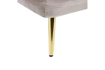 Schäslong Gonesse Beige, Grå, Guld - Beige, Grå, Guld - Möbler - Soffa - Modulsoffor - Övriga moduler till modulsoffa