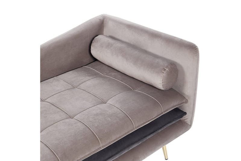 Schäslong Gonesse Beige, Grå, Guld - Beige, Grå, Guld - Möbler - Soffa - Modulsoffor - Övriga moduler till modulsoffa