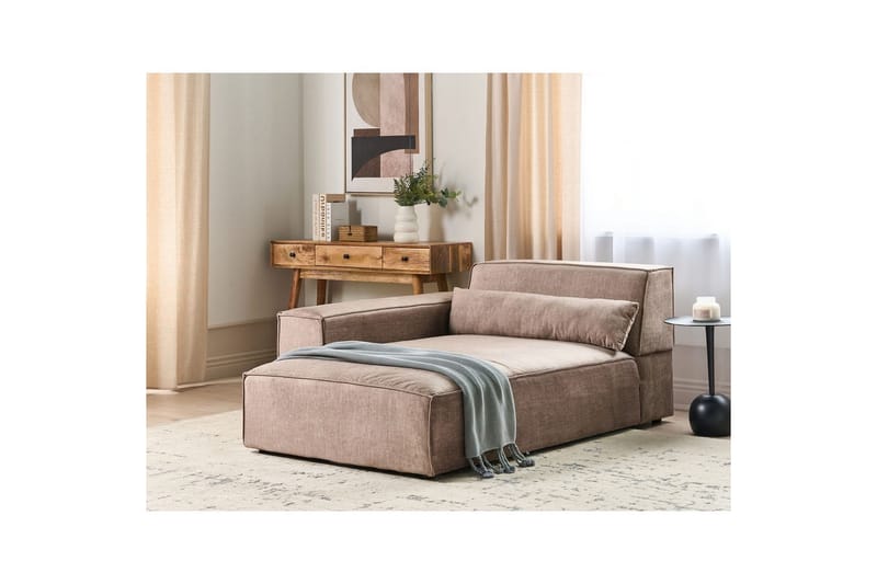 Schäslong Hellnar Brun, Högervänd - Brun, Högervänd - Möbler - Soffa - Modulsoffor - Övriga moduler till modulsoffa