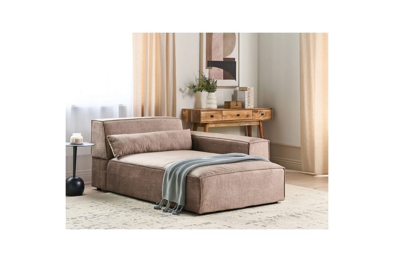 Schäslong Hellnar Brun, Vänstervänd - Brun, Vänstervänd - Möbler - Soffa - Modulsoffor - Övriga moduler till modulsoffa
