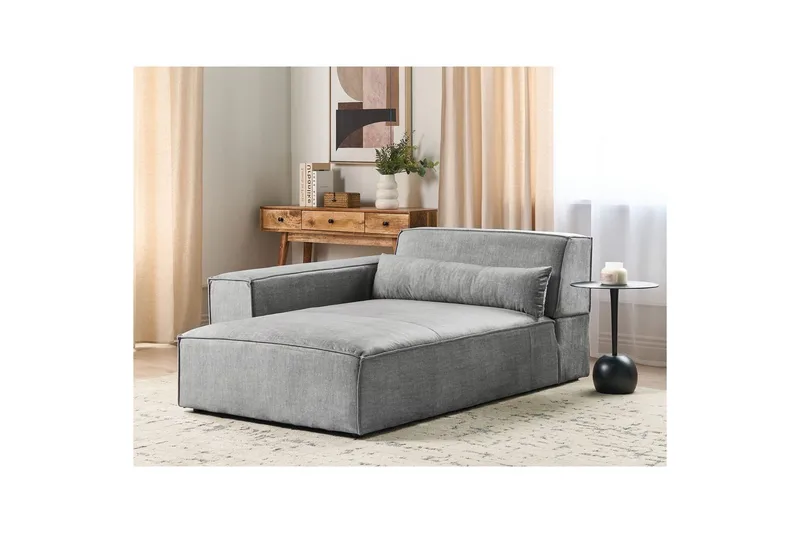 Schäslong Hellnar Grå, Högervänd - Grå, Högervänd - Möbler - Soffa - Modulsoffor - Övriga moduler till modulsoffa