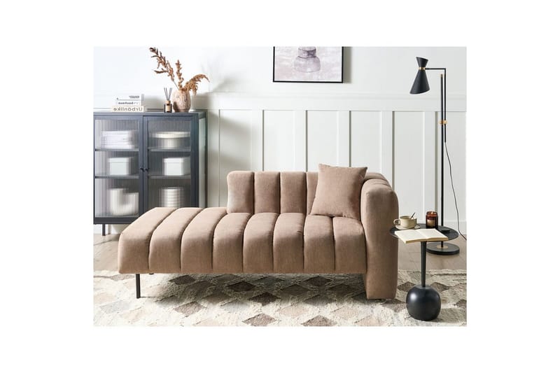 Schäslong Lannils Brun, Svart, Högervänd - Brun, Svart, Högervänd - Möbler - Soffa - Modulsoffor - Övriga moduler till modulsoffa