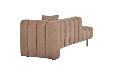 Schäslong Lannils Brun, Svart, Högervänd - Brun, Svart, Högervänd - Möbler - Soffa - Modulsoffor - Övriga moduler till modulsoffa