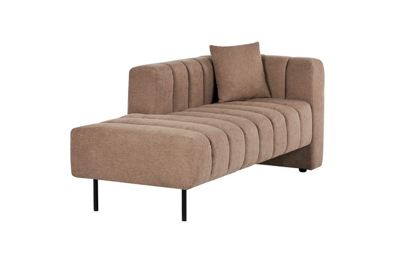 Schäslong Lannils Brun, Svart, Högervänd - Brun, Svart, Högervänd - Möbler - Soffa - Modulsoffor - Övriga moduler till modulsoffa