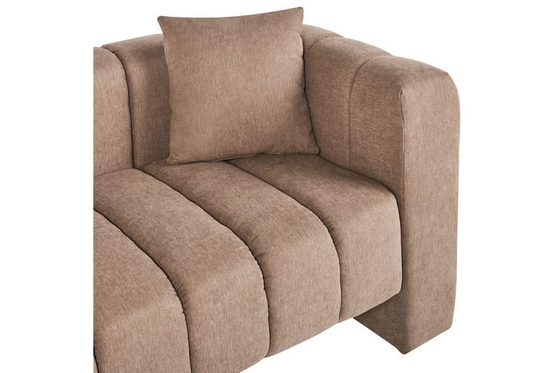 Schäslong Lannils Brun, Svart, Högervänd - Brun, Svart, Högervänd - Möbler - Soffa - Modulsoffor - Övriga moduler till modulsoffa