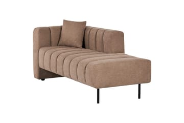 Schäslong Lannils Brun, Svart, Vänstervänd - Brun, Svart, Vänstervänd - Möbler - Soffa - Modulsoffor - Övriga moduler till modulsoffa