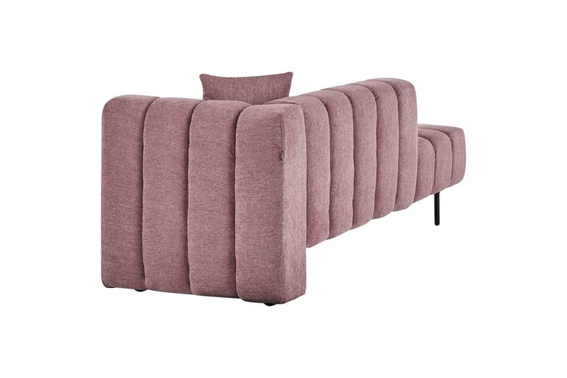 Schäslong Lannils Rosa, Svart, Högervänd - Rosa - Möbler - Soffa - Modulsoffor - Övriga moduler till modulsoffa