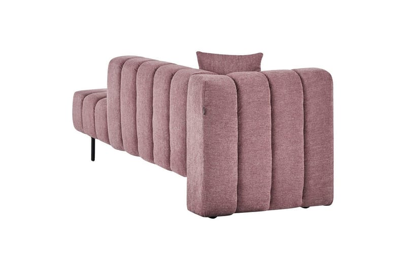 Schäslong Lannils Rosa, Svart, Vänstervänd - Rosa, Svart, Vänstervänd - Möbler - Soffa - Modulsoffor - Övriga moduler till modulsoffa