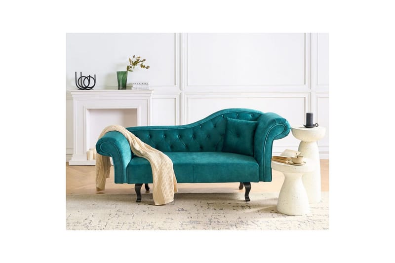 Schäslong Lattes Grönt, mörkt trä, Högervänd - Grönt, mörkt trä, Högervänd - Möbler - Soffa - Dagbäddar