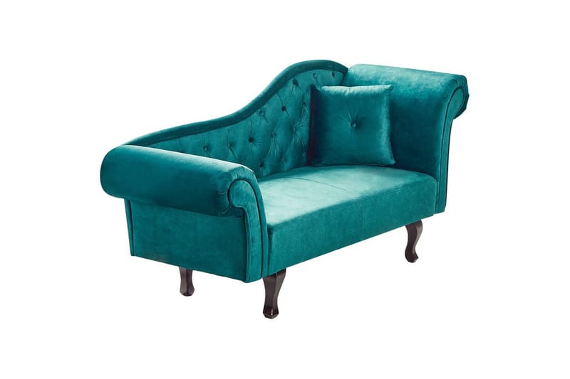 Schäslong Lattes Grönt, mörkt trä, Högervänd - Grönt, mörkt trä, Högervänd - Möbler - Soffa - Dagbäddar