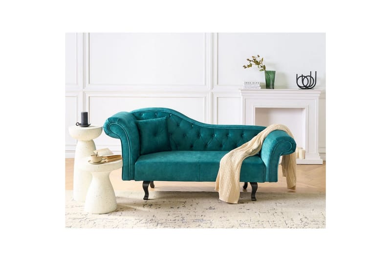 Schäslong Lattes Grönt, mörkt trä, Vänstervänd - Grönt, mörkt trä, Vänstervänd - Möbler - Soffa - Dagbäddar