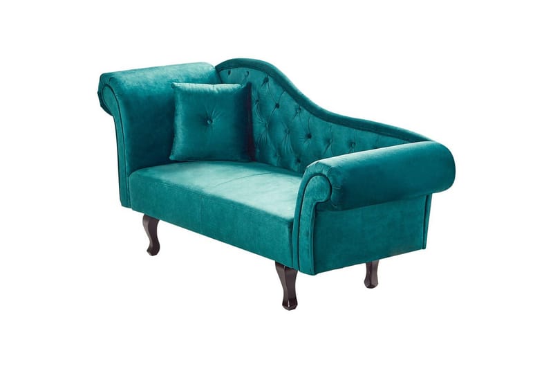 Schäslong Lattes Grönt, mörkt trä, Vänstervänd - Grönt, mörkt trä, Vänstervänd - Möbler - Soffa - Dagbäddar