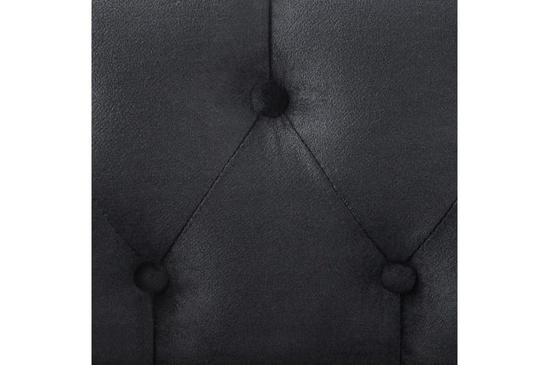 Schäslong Lattes Svart, mörkt trä, Högervänd - Svart, mörkt trä, Högervänd - Möbler - Soffa - Dagbäddar