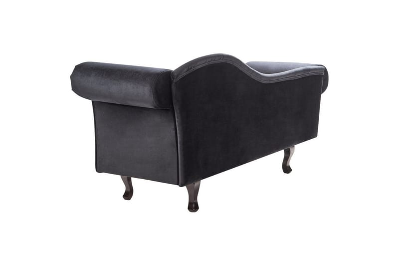 Schäslong Lattes Svart, mörkt trä, Högervänd - Svart, mörkt trä, Högervänd - Möbler - Soffa - Dagbäddar