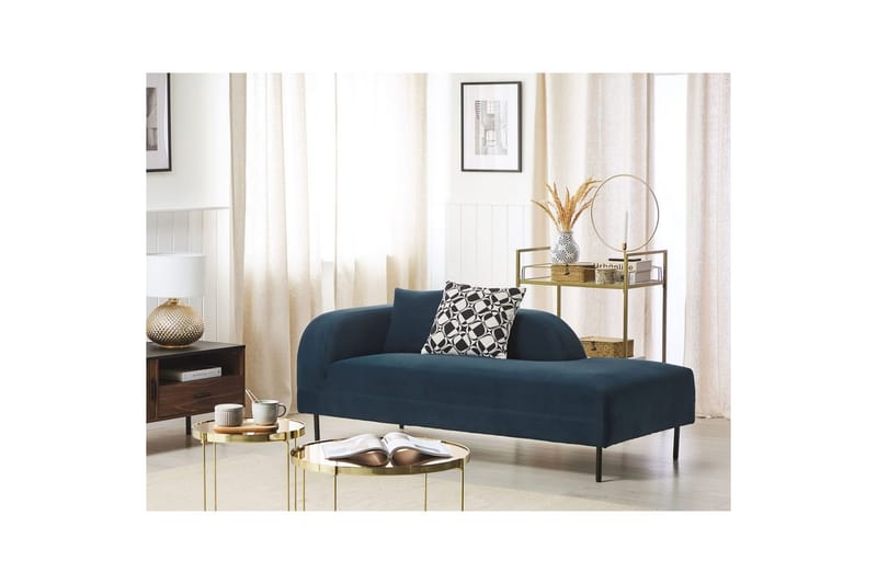 Schäslong Le Crau Blå, Vänstervänd - Blå, Vänstervänd - Möbler - Soffa - Modulsoffor - Övriga moduler till modulsoffa
