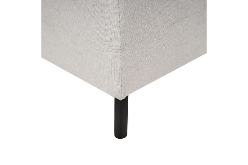 Schäslong Le Crau Grå, svart, Vänstervänd - Grå, svart, Vänstervänd - Möbler - Soffa - Modulsoffor - Övriga moduler till modulsoffa