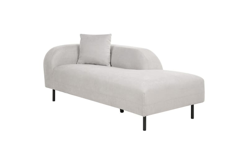 Schäslong Le Crau Grå, svart, Vänstervänd - Grå, svart, Vänstervänd - Möbler - Soffa - Modulsoffor - Övriga moduler till modulsoffa