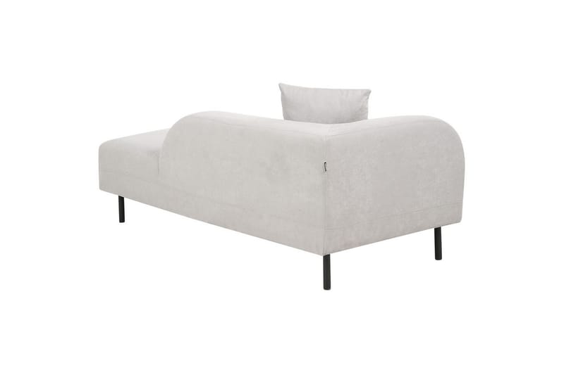 Schäslong Le Crau Grå, svart, Vänstervänd - Grå, svart, Vänstervänd - Möbler - Soffa - Modulsoffor - Övriga moduler till modulsoffa