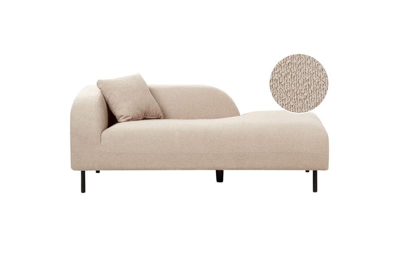 Schäslong Le Crau Grå, Vänstervänd - Grå, Vänstervänd - Möbler - Soffa - Modulsoffor - Övriga moduler till modulsoffa