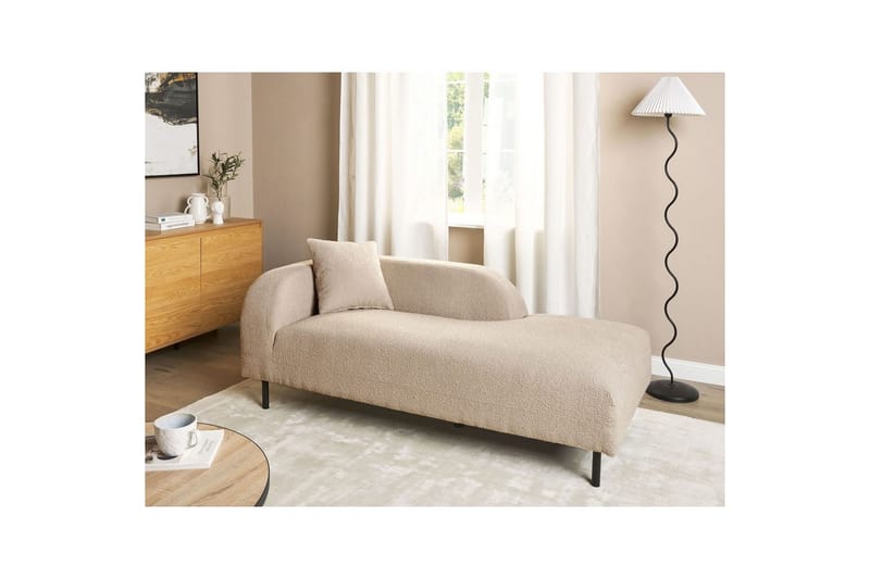 Schäslong Le Crau Grå, Vänstervänd - Grå, Vänstervänd - Möbler - Soffa - Modulsoffor - Övriga moduler till modulsoffa