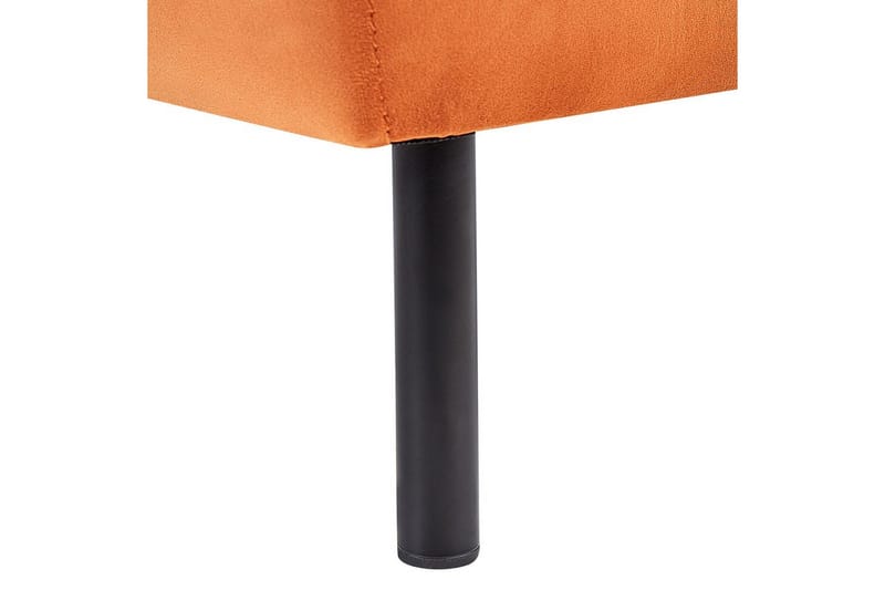 Schäslong Le Crau Orange, Svart, Högervänd - Orange, Svart, Högervänd - Möbler - Soffa - Modulsoffor - Övriga moduler till modulsoffa