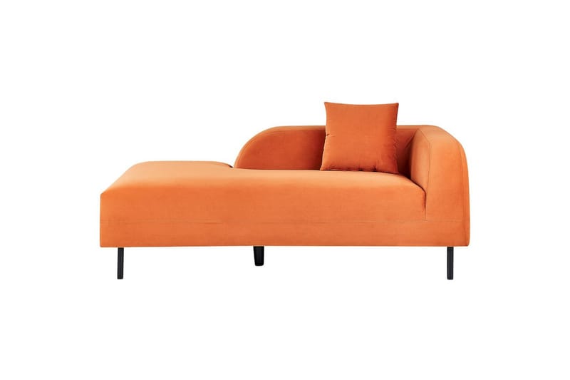 Schäslong Le Crau Orange, Svart, Högervänd - Orange, Svart, Högervänd - Möbler - Soffa - Modulsoffor - Övriga moduler till modulsoffa