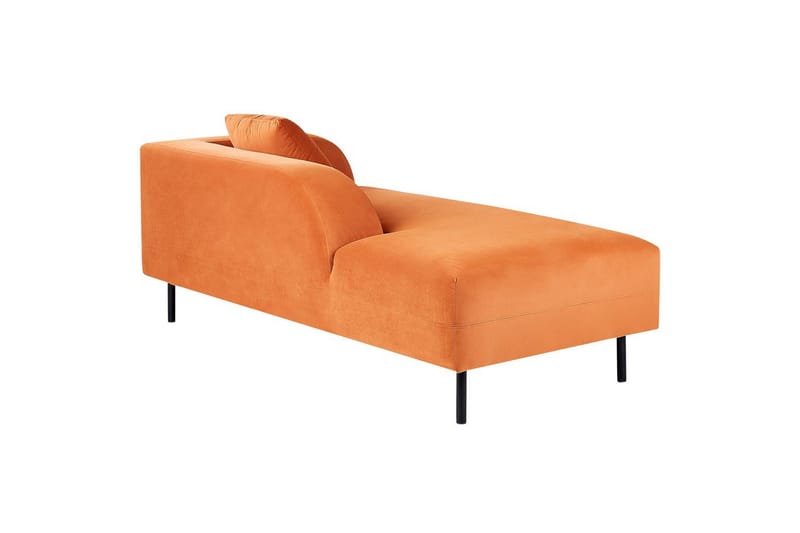Schäslong Le Crau Orange, Svart, Högervänd - Orange, Svart, Högervänd - Möbler - Soffa - Modulsoffor - Övriga moduler till modulsoffa