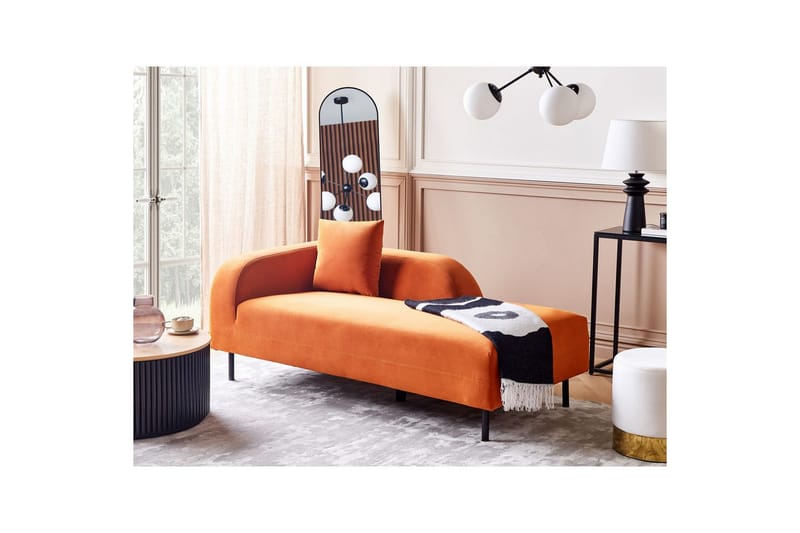 Schäslong Le Crau Orange, Vänstervänd - Orange, Vänstervänd - Möbler - Soffa - Modulsoffor - Övriga moduler till modulsoffa
