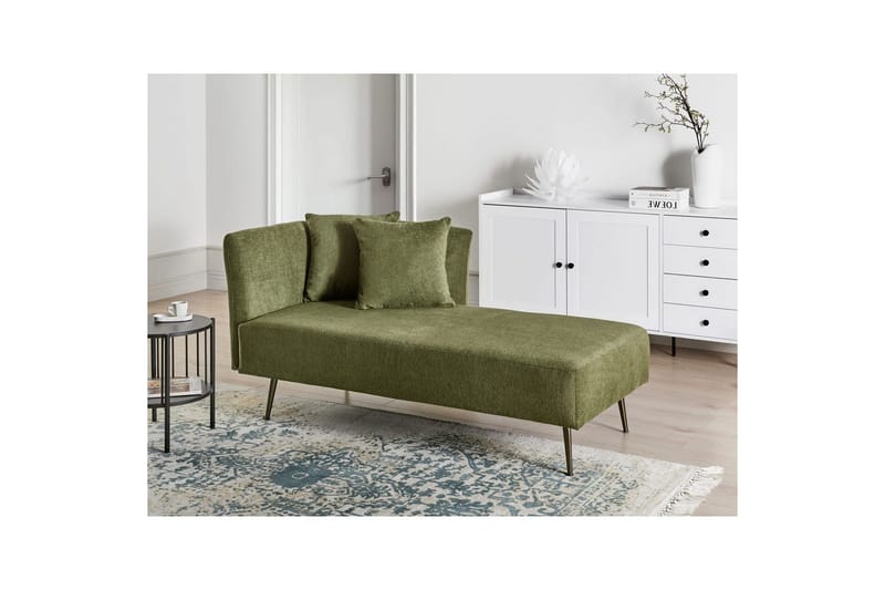 Schäslong Riom Grön, Svart, Vänstervänd - Grön, Svart, Vänstervänd - Möbler - Soffa - Modulsoffor - Övriga moduler till modulsoffa