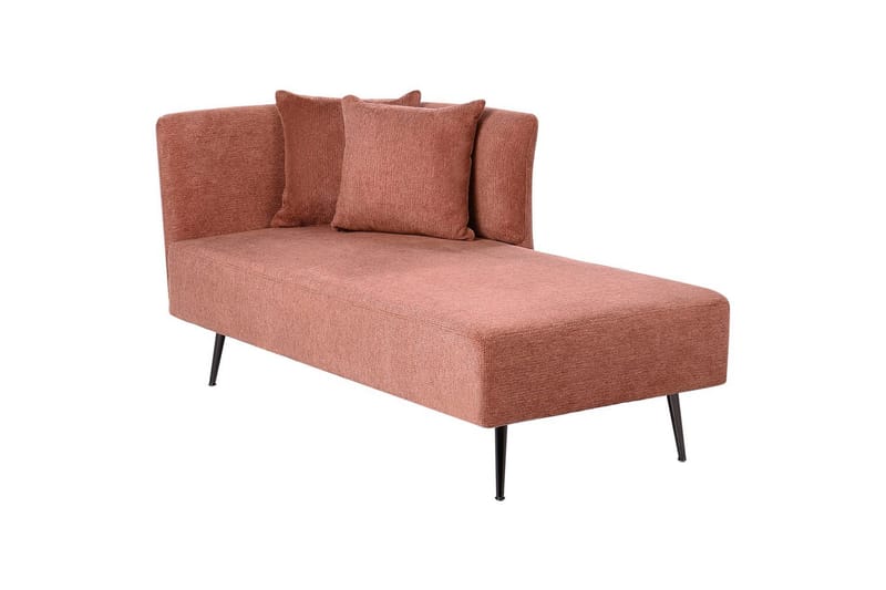 Schäslong Riom Röd, Svart, Vänstervänd - Röd, Svart, Vänstervänd - Möbler - Soffa - Modulsoffor - Övriga moduler till modulsoffa