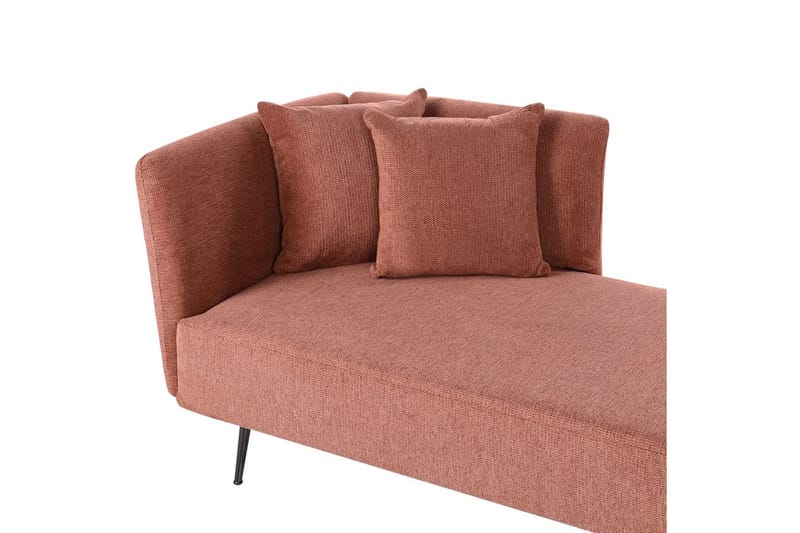 Schäslong Riom Röd, Svart, Vänstervänd - Röd, Svart, Vänstervänd - Möbler - Soffa - Modulsoffor - Övriga moduler till modulsoffa