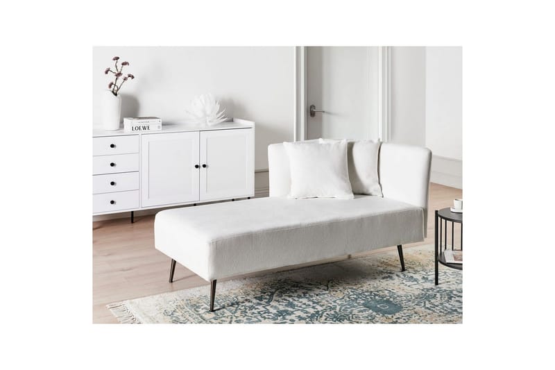 Schäslong Riom Vit, Svart, Högervänd - Vit, Svart, Högervänd - Möbler - Soffa - Modulsoffor - Övriga moduler till modulsoffa