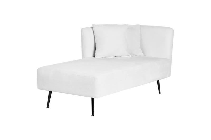 Schäslong Riom Vit, Svart, Högervänd - Vit, Svart, Högervänd - Möbler - Soffa - Modulsoffor - Övriga moduler till modulsoffa