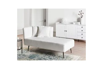Schäslong Riom Vit, Svart, Vänstervänd - Vit, Svart, Vänstervänd - Möbler - Soffa - Modulsoffor - Övriga moduler till modulsoffa