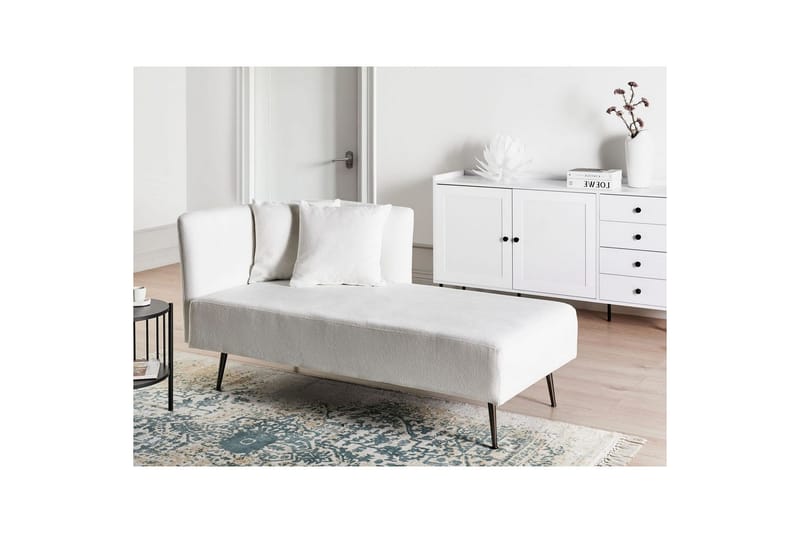 Schäslong Riom Vit, Svart, Vänstervänd - Vit, Svart, Vänstervänd - Möbler - Soffa - Modulsoffor - Övriga moduler till modulsoffa