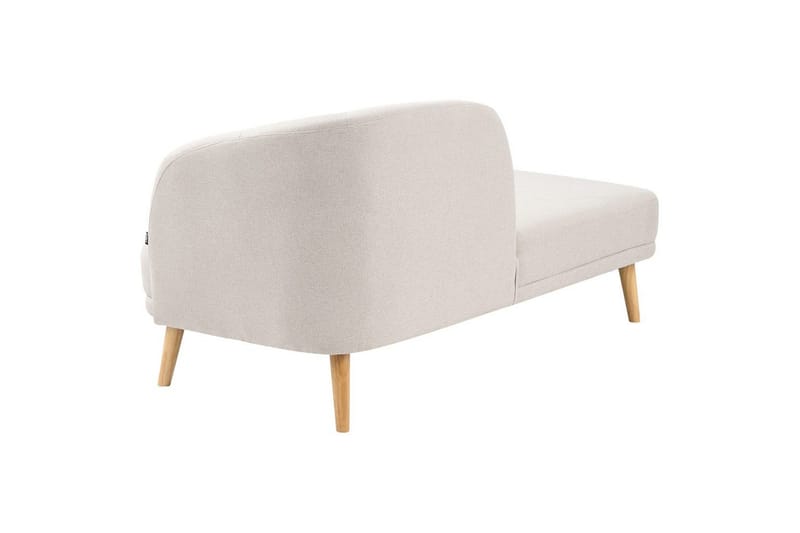 Schäslong Tanlay Beige, ljust trä, Högervänd - Beige, ljust trä, Högervänd - Möbler - Soffa - Modulsoffor - Övriga moduler till modulsoffa