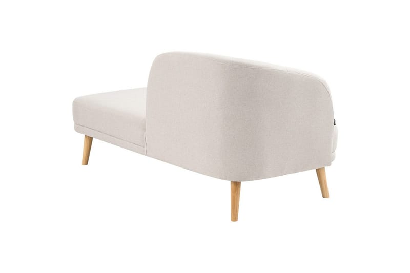 Schäslong Tanlay Beige, ljust trä, Vänstervänd - Beige, ljust trä, Vänstervänd - Möbler - Soffa - Modulsoffor - Övriga moduler till modulsoffa
