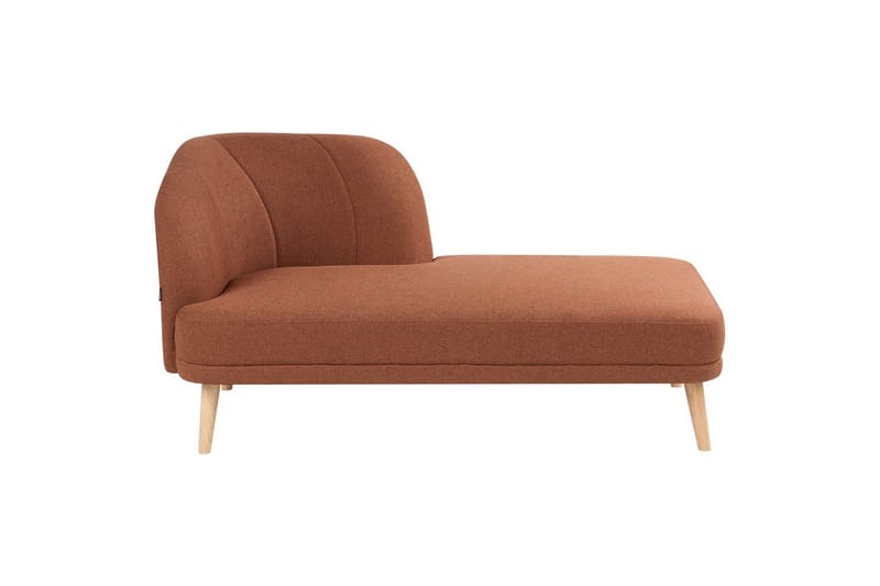 Schäslong Tanlay Brunt, gyllenbrun trä, Vänstervänd - Brunt, gyllenbrun trä, Vänstervänd - Möbler - Soffa - Modulsoffor - Övriga moduler till modulsoffa