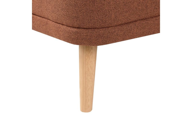 Schäslong Tanlay Brunt, gyllenbrut trä, Högervänd - Brunt, gyllenbrut trä, Högervänd - Möbler - Soffa - Modulsoffor - Övriga moduler till modulsoffa