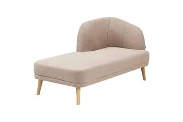 Schäslong Tanlay Brunt, ljust trä, Högervänd - Brunt, ljust trä, Högervänd - Möbler - Soffa - Modulsoffor - Övriga moduler till modulsoffa