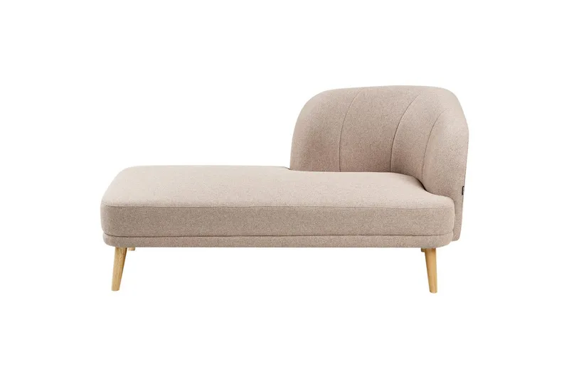 Schäslong Tanlay Brunt, ljust trä, Högervänd, Brunt, ljust trä, Högervänd