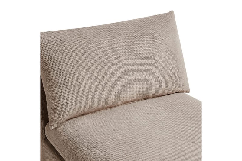 Schäslong Vizille Beige - Beige - Möbler - Soffa - Modulsoffor - Övriga moduler till modulsoffa